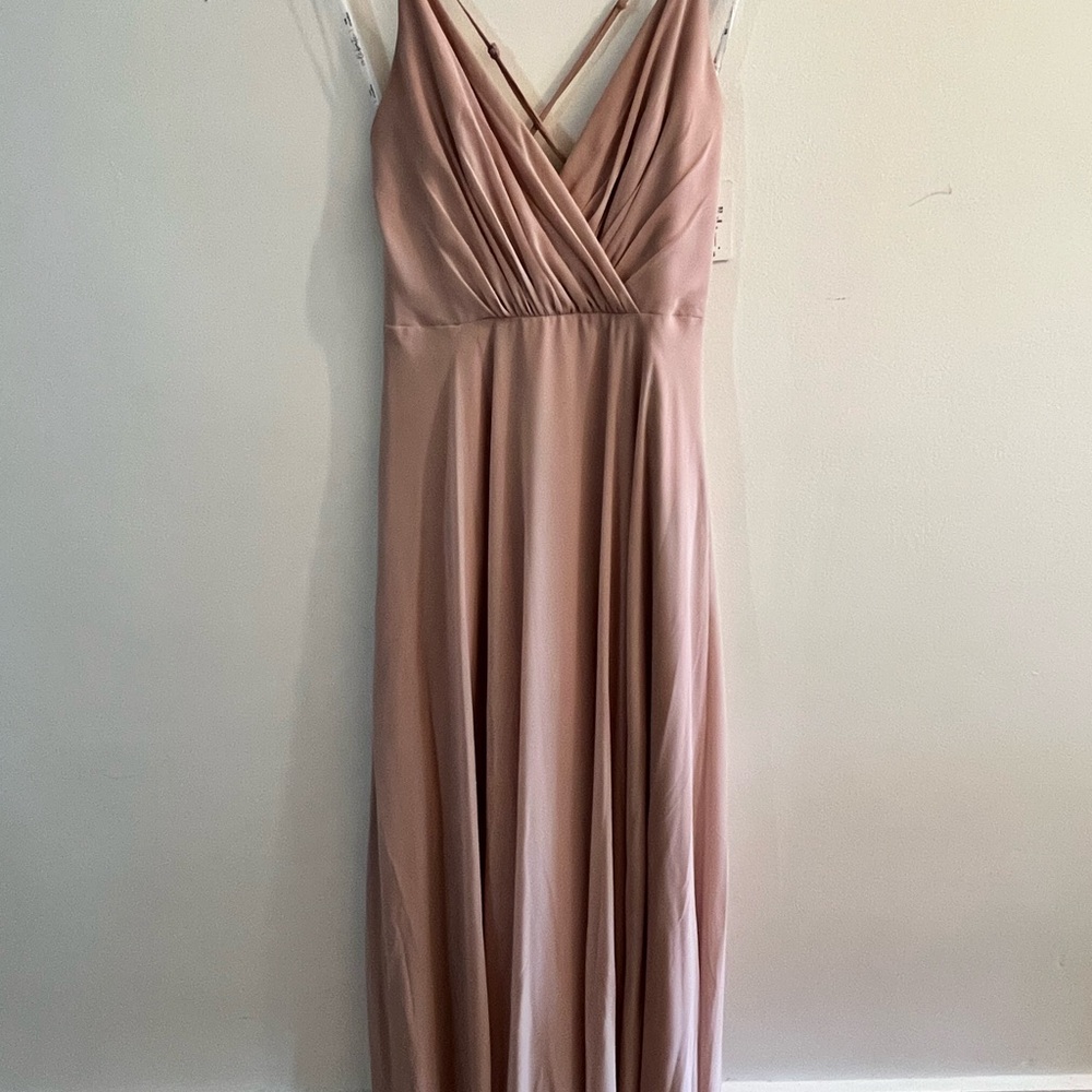 Elegant Sand Maxi Dress